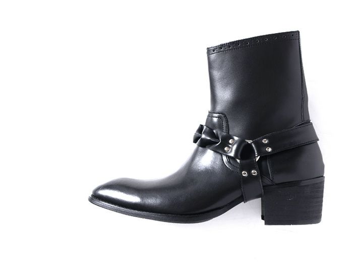 RED COVER【レッドカバー】本革リングヒールブーツ/全2色 | SILVER