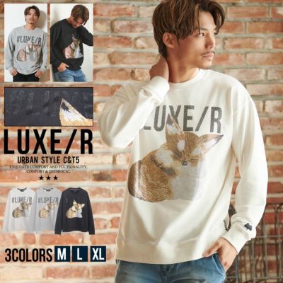 LUXE/R【ラグジュ】クルーネック モノグラムジャガード切り替え