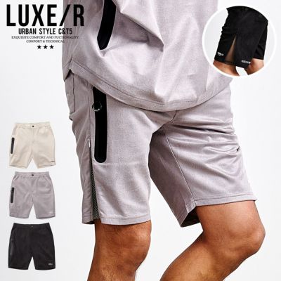 LUXE/R【ラグジュ】デニム×スウェットショーツ/全3色ハーフ