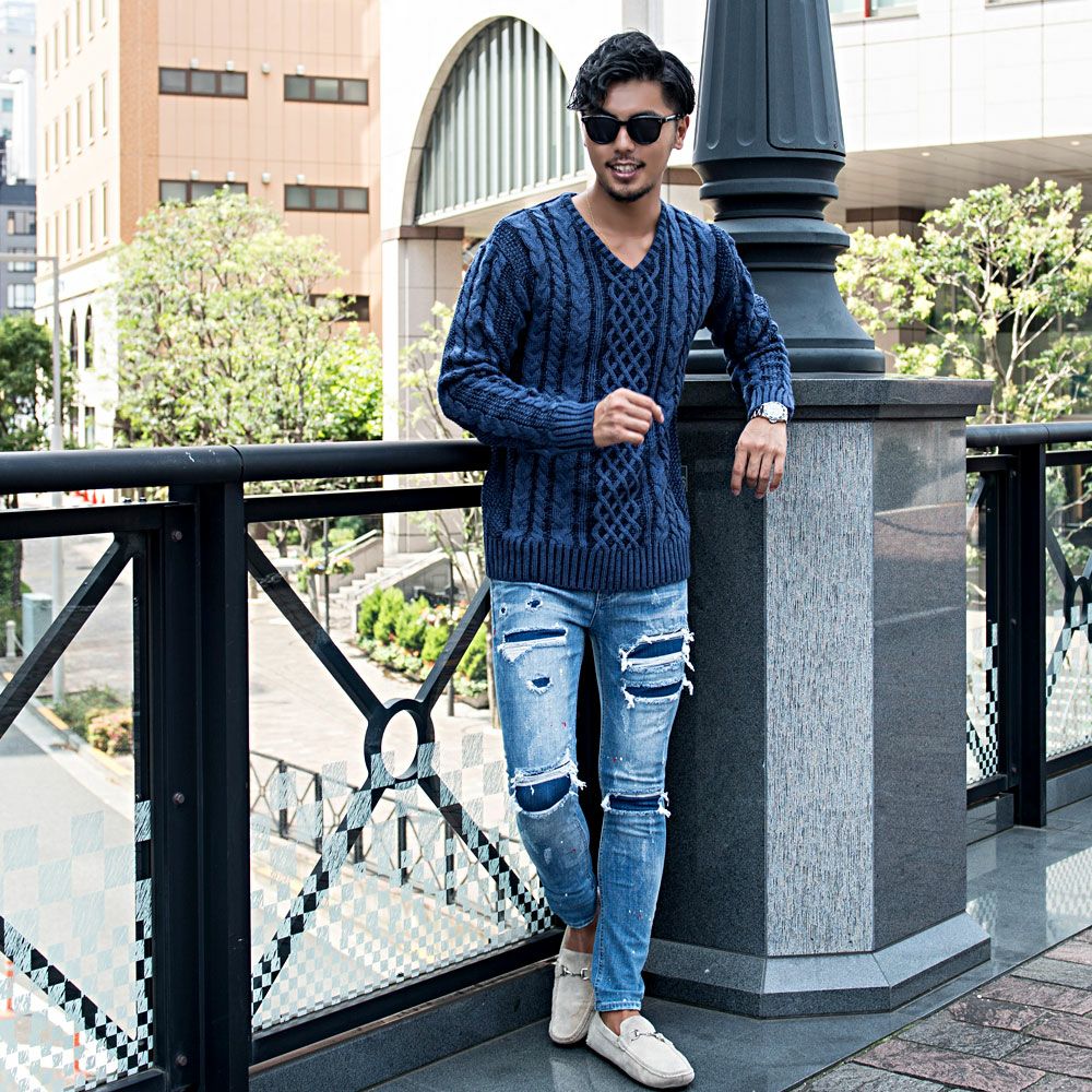 cavaria コーティング ダメージ フレア リペア デニム 平成 お兄系