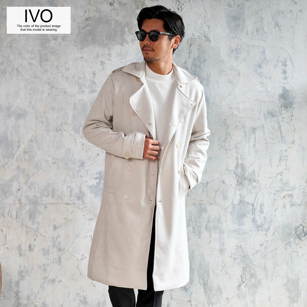 CavariA【キャバリア】フェイクスウェードトレンチコート/全2色