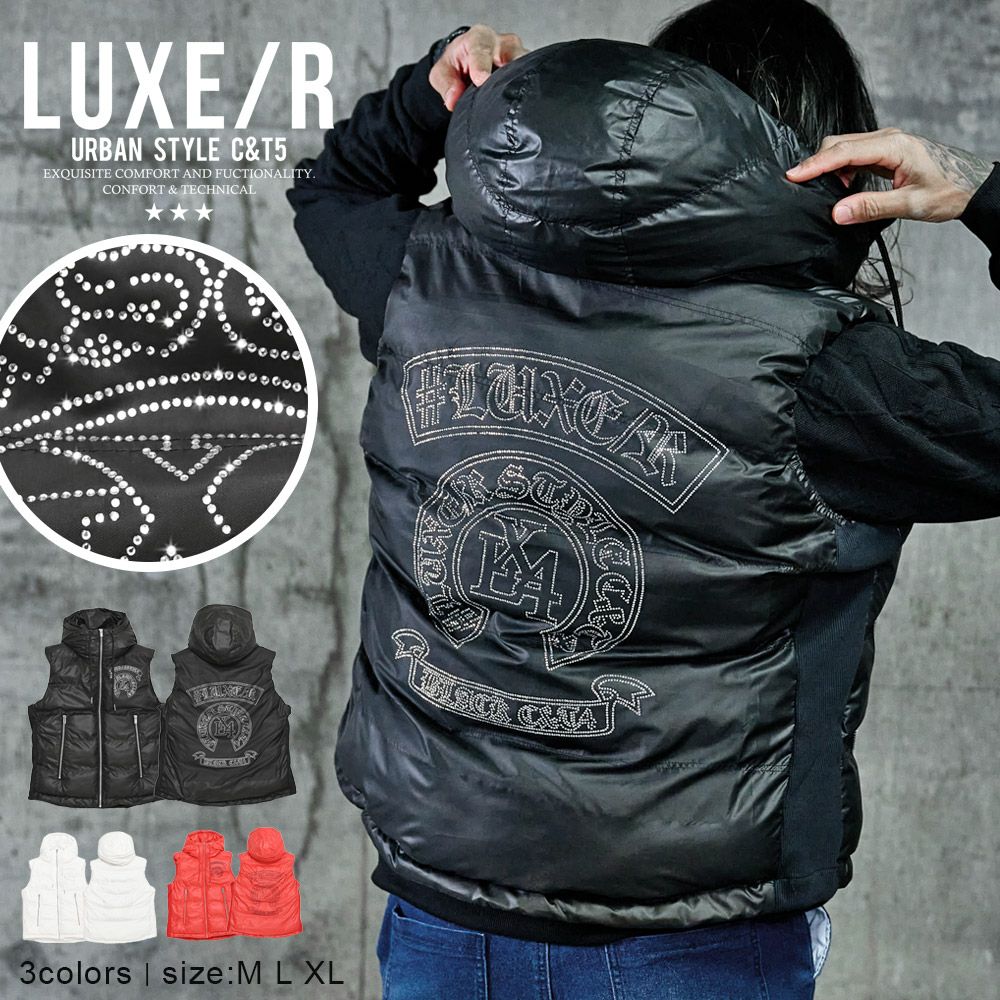 SALE】LUXE/R【ラグジュ】 フード着脱式切替ダウン/全3色アウター