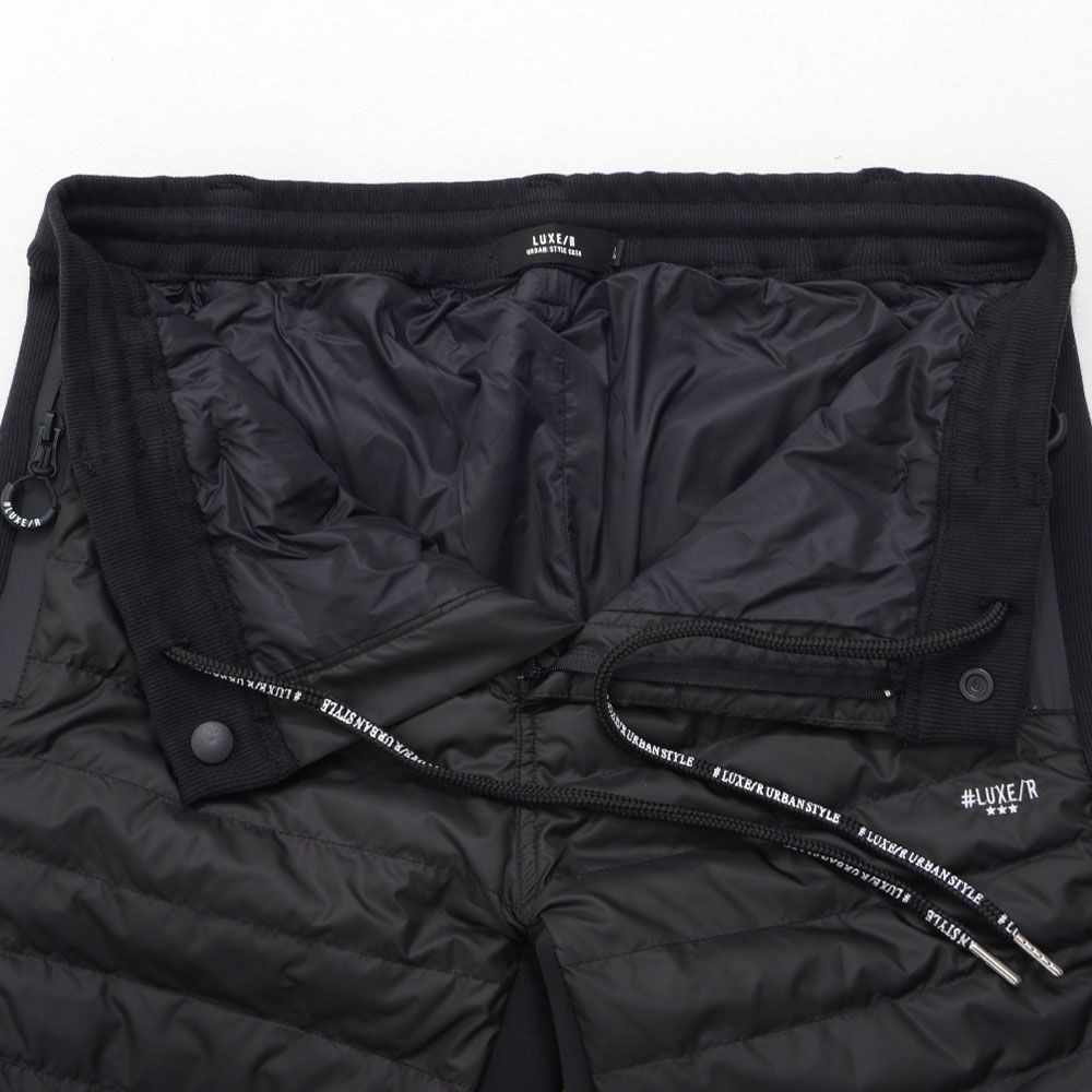 LUXE/R【ラグジュ】ベルトループ付き切替ダウンフェザーパンツ/全3色