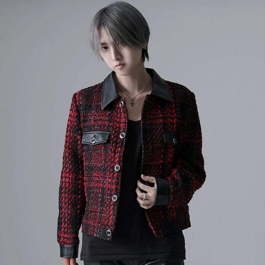CavariA【キャバリア】ラメ入りツイードショートジャケット/全2色