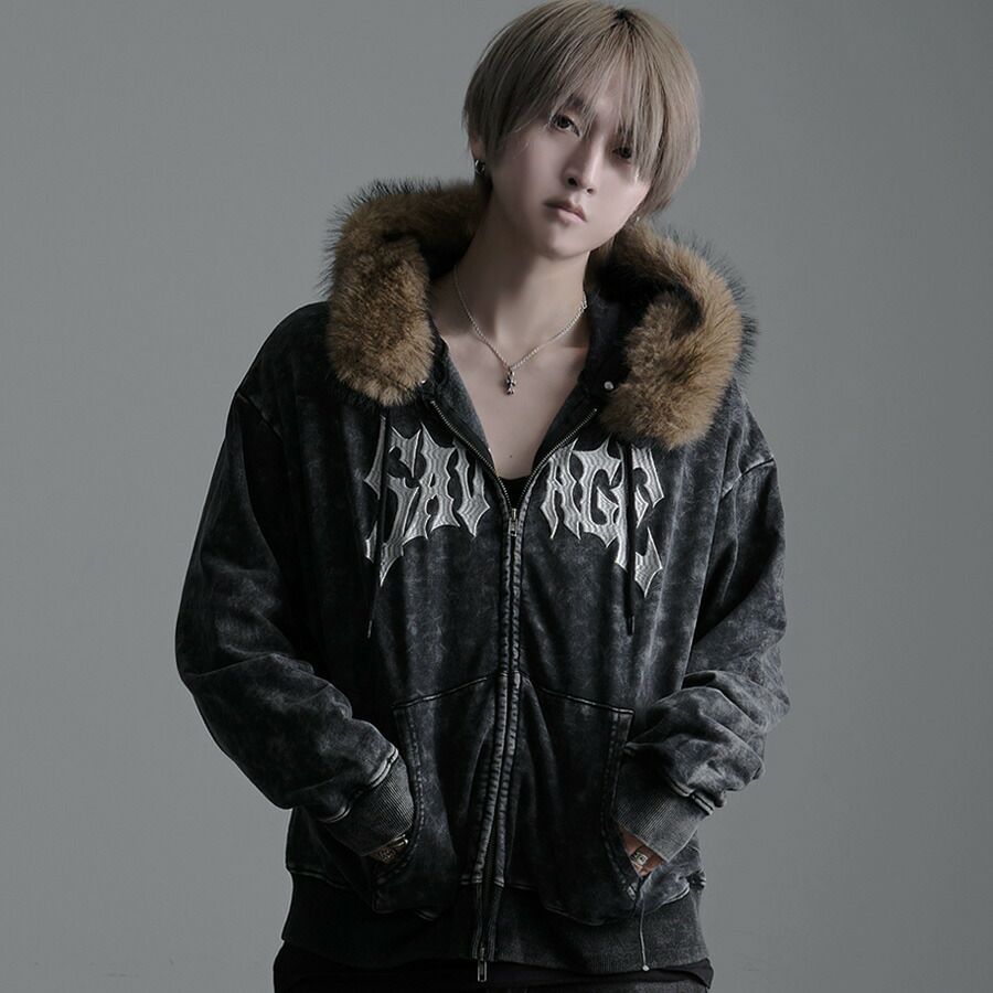 SB Select【シルバーバレットセレクト】フェイクファー付き長袖ZIP